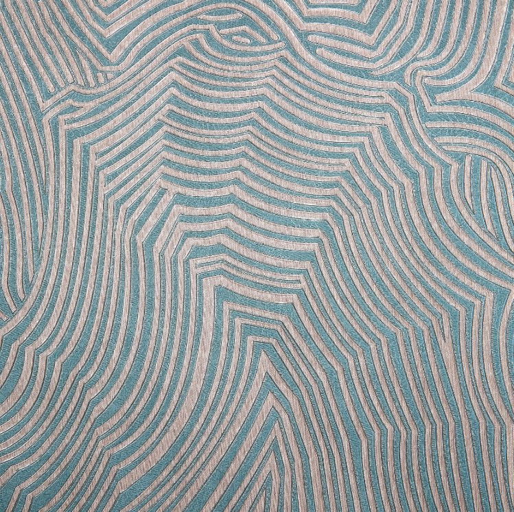 3D blue waterproof vinyl deep embossing wallcovering 